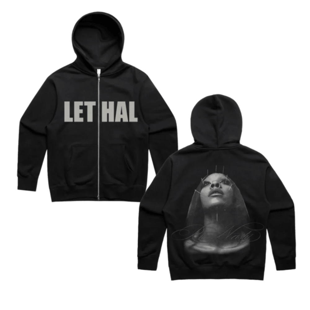 Rico Nasty Merch Rico Nasty Lethal Zip Hoodie Great Father's Day Gifts For Rapper Fans