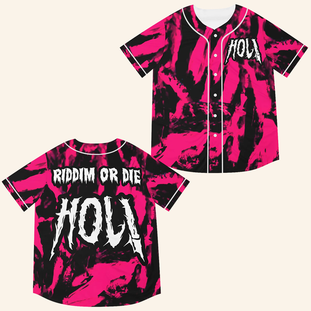 Riddim Or Die Holi Jersey PINK Lost Lands Jersey Forbidden Kingdom Jersey Gifts For Sister