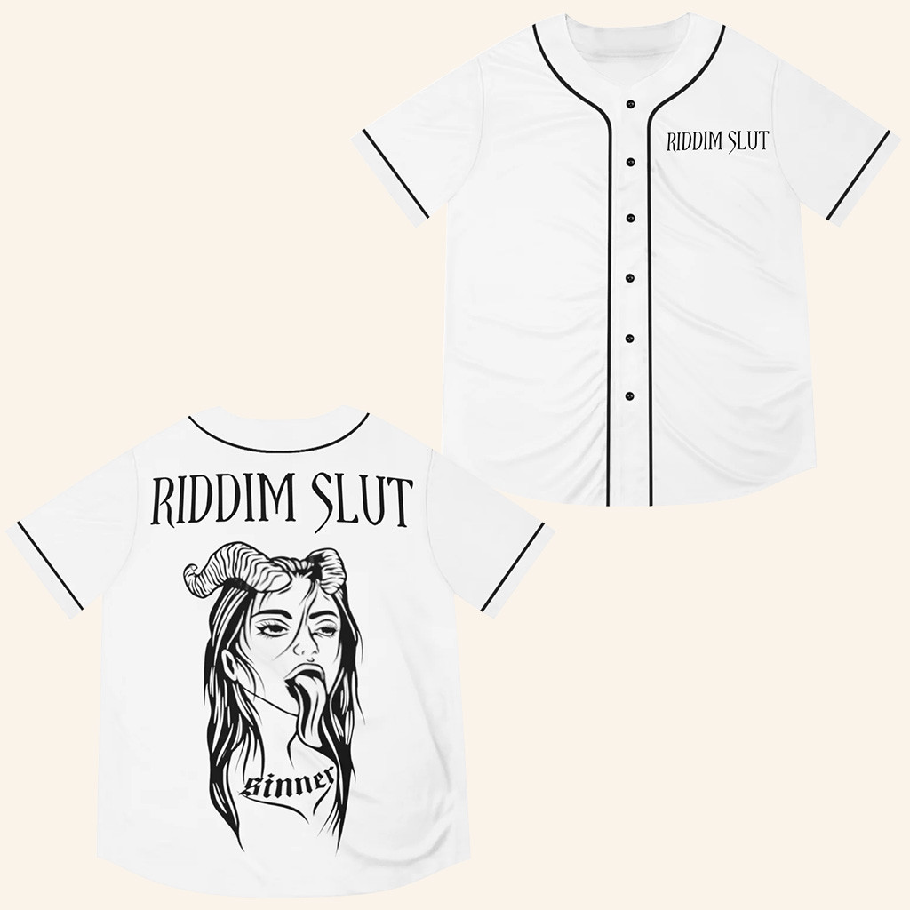 Riddim Slut Jersey Lost Lands Merch EDM Rave Jersey Christmas Gifts For Her