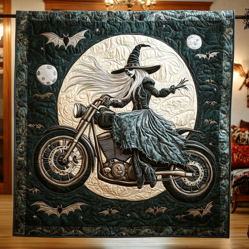 Ride Of The Nightshade Quilt Best Decoration Gift For Friends and Family on Halloween Day