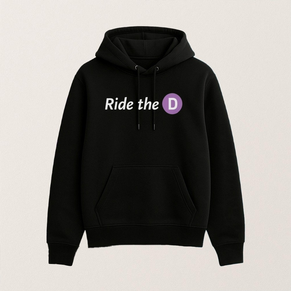 Ride The D LA Metro Hoodie Los Angeles Transit Fan Gear Pullover Best Gift For Southern California Fans
