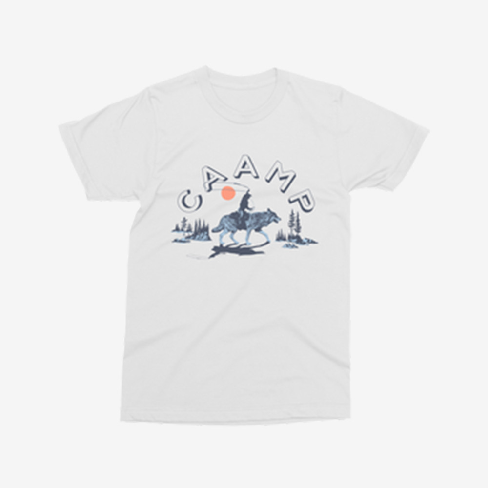 Riding Wolf Caamp T-Shirt Americana Caamp Band Merch Best Gift For Enthusiasts
