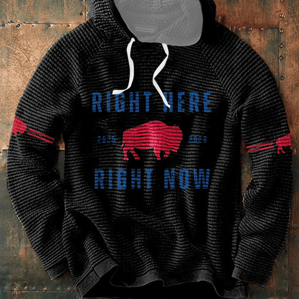 Right Here Right Now Buffalo Bills Hoodie Buffalo Bills Clothing Football Fan Gifts