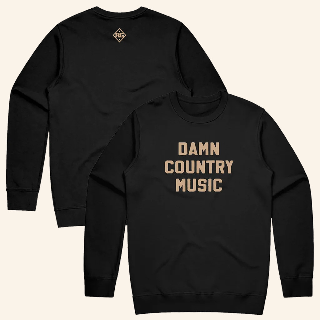Riley Green Merch Damn Country Music Sweatshirt Music Related Gifts For Guys