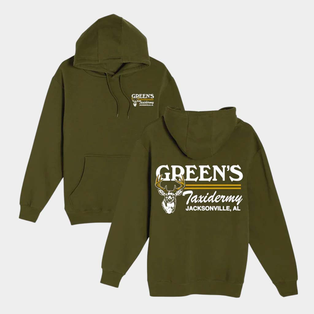 Riley Green Merch Green's Taxidermy Jacksonville AL Hoodie Best Gifts For Dad