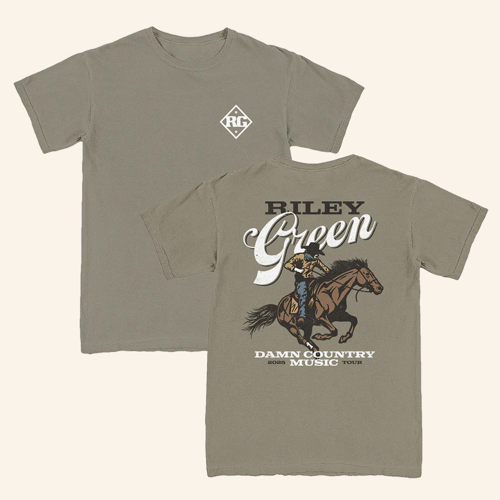 Riley Green Merch Tour 2025 Cowboy T-Shirt Gifts For Music Lovers Riley Green Merch Tour 2025 Cowboy T-Shirt Gifts For Music Lovers