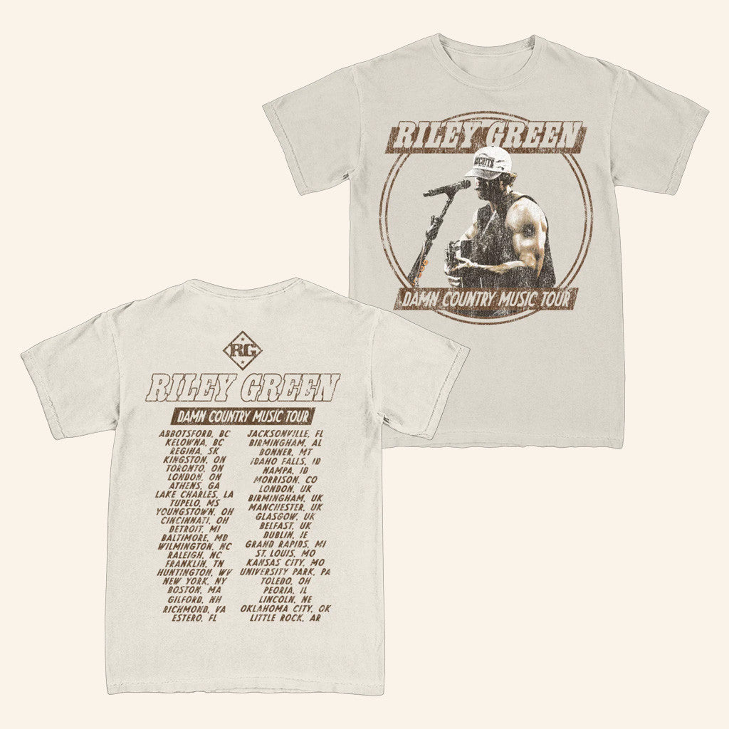 Riley Green Merch Tour 2025 Photo Tour T-Shirt Gift Ideas For Music Lovers