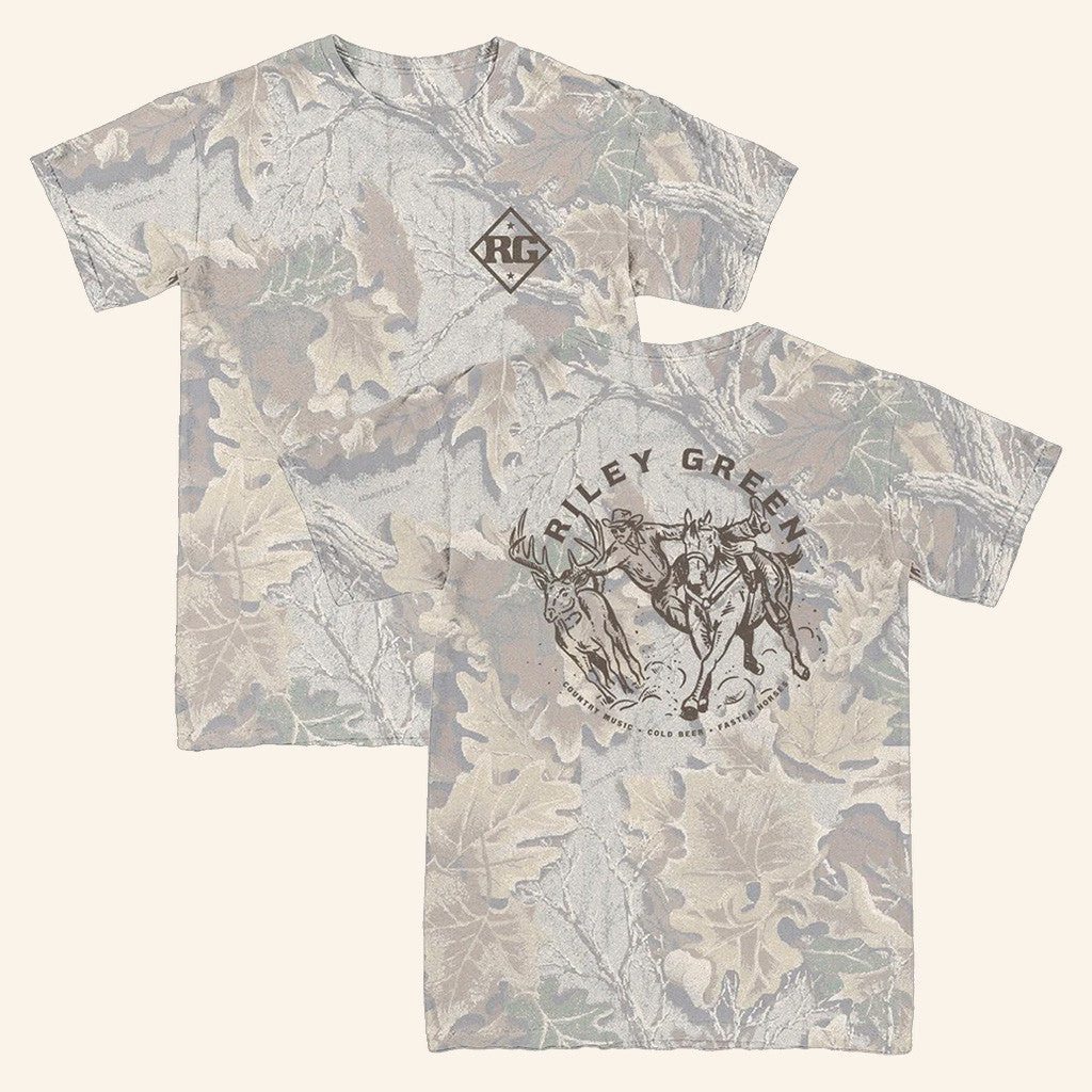 Riley Green Merch Tour 2025 Real Tree Camo T-Shirt Gift Ideas For Dad Riley Green Merch Tour 2025 Real Tree Camo T-Shirt Gift Ideas For Dad