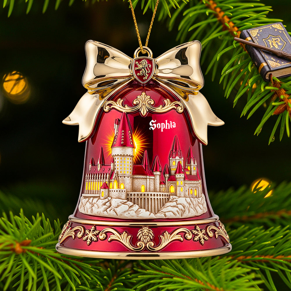 Ring Bell Castle Christmas Ornament Personalized Gifts For Fans - Xmas Home Decoration Gift