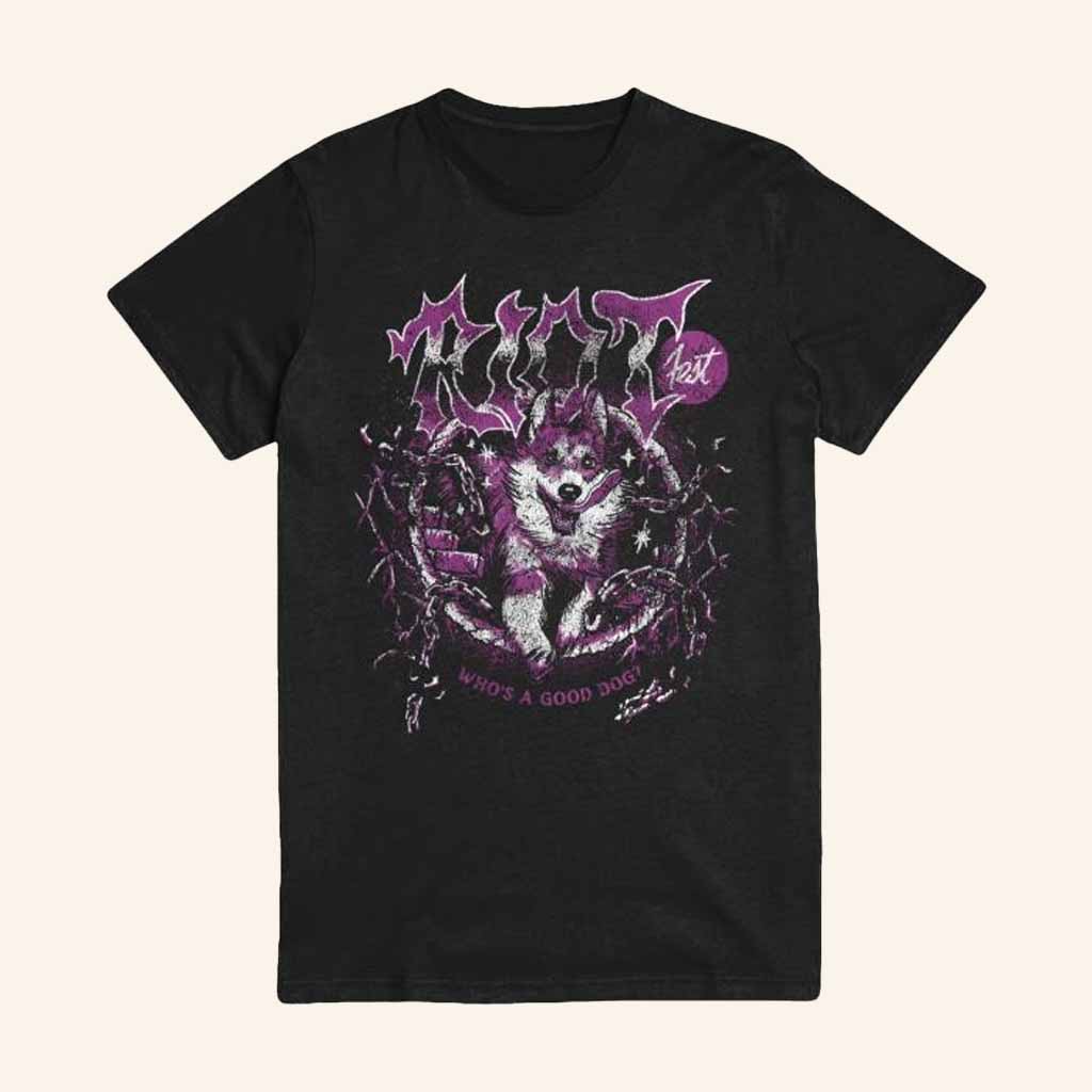 Riot Brand Merch 2025 Hardcore Dog Lineup T-Shirt Who's A Good Dog Shirt Gifts For Husband