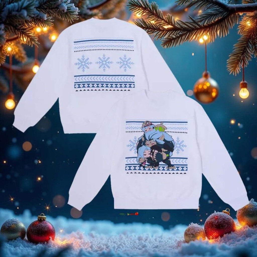 Riot Games Merch Arcane Collection Arcane Family Reunion Sweatshirt Christmas Gifts For Fans Riot Games Merch Arcane Collection Arcane Family Reunion Sweatshirt Christmas Gifts For Fans