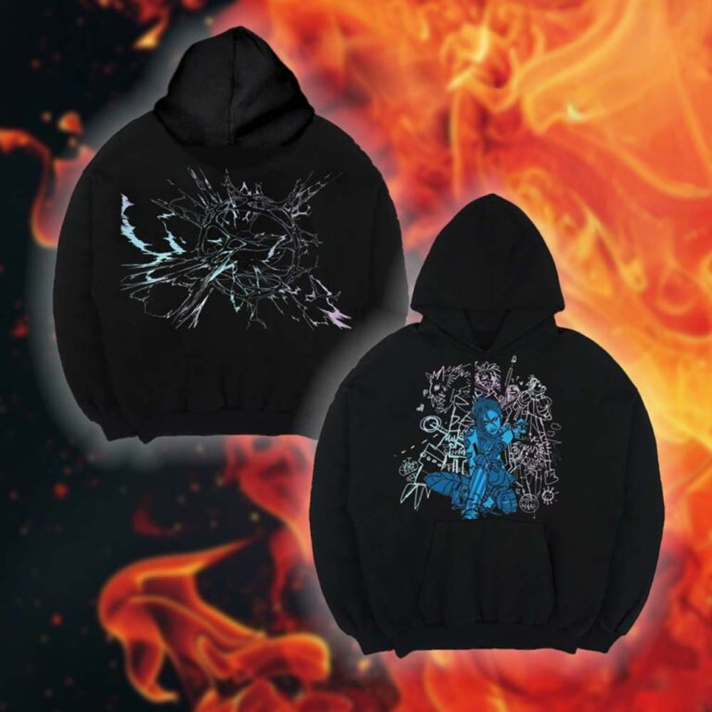 Riot Games Merch Arcane Collection Jinx Of Arcane Holographic Hoodie Present For Brothers Riot Games Merch Arcane Collection Jinx Of Arcane Holographic Hoodie Present For Brothers