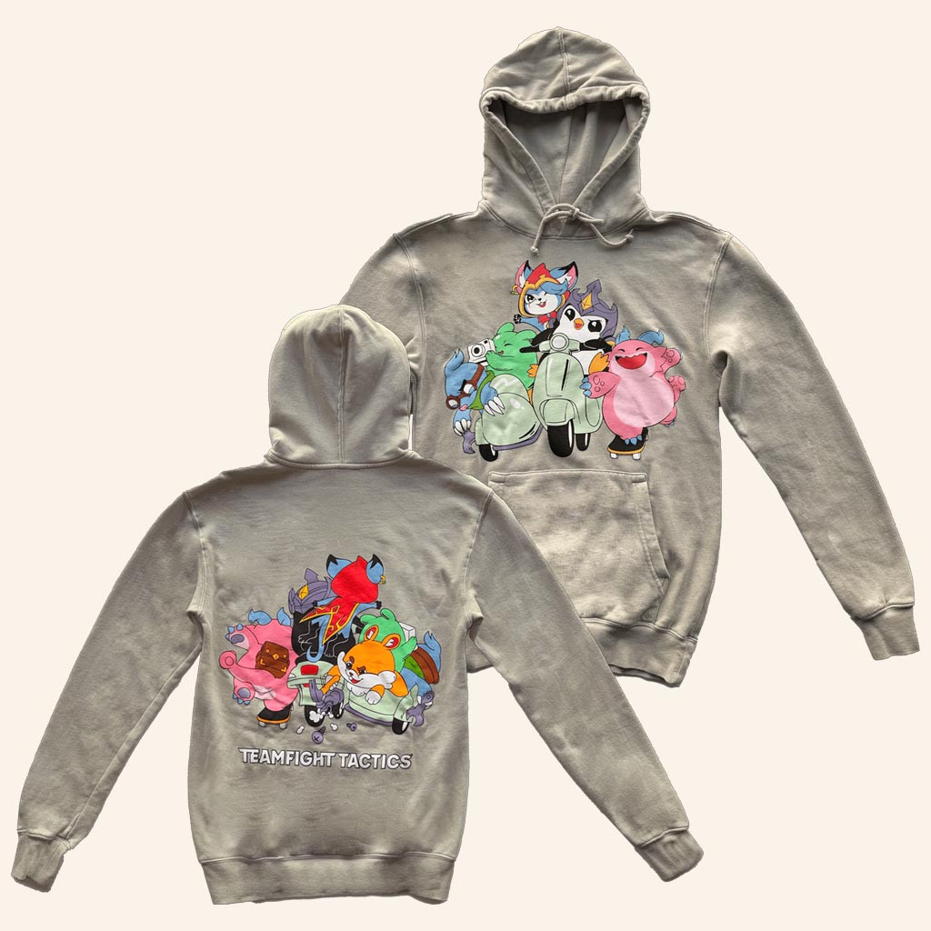 Riot Games Merch Teamfight Tactics Little Legends Squad Hoodie Gifts For Friends