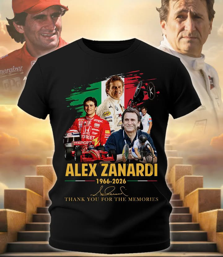 RIP Alex Zanardi 1966 2026 T-Shirt Thank You For The Memories Shirt Alex Zanardi Tribute Gift