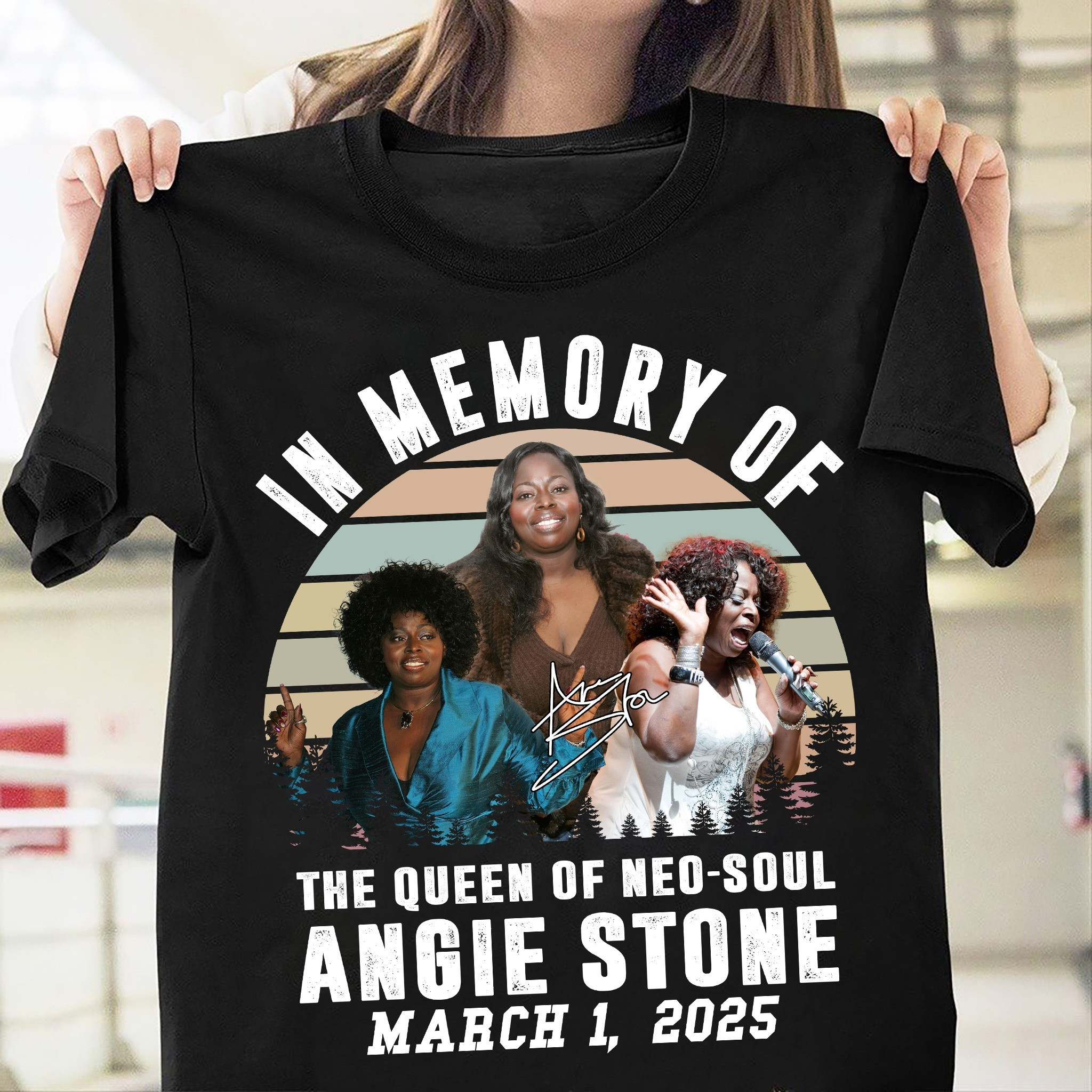 RIP Angie Stone Shirt In Memory Of The Queen Of Neo- Soul Angie Stone Rest In Peace