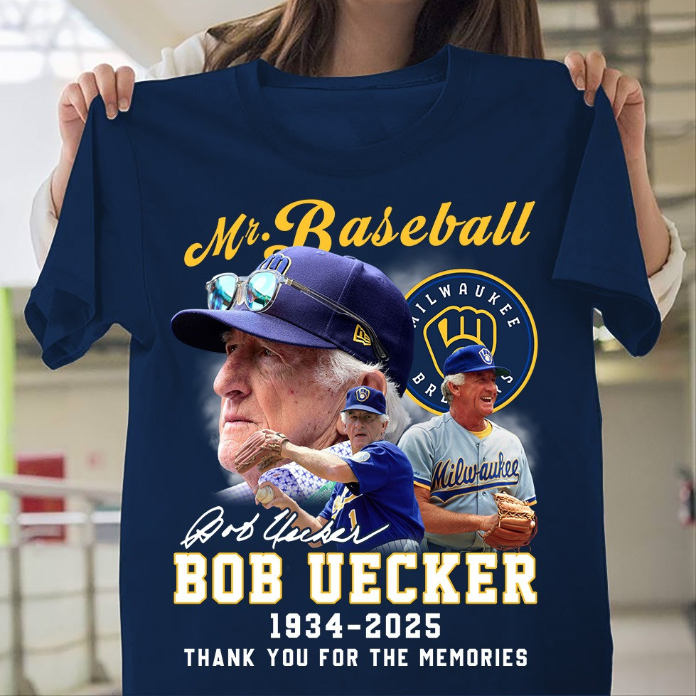 Rip Bob Uecker Shirt Mr Baseball Brewers Bob Uecker Thank You For The Memories T-Shirt
