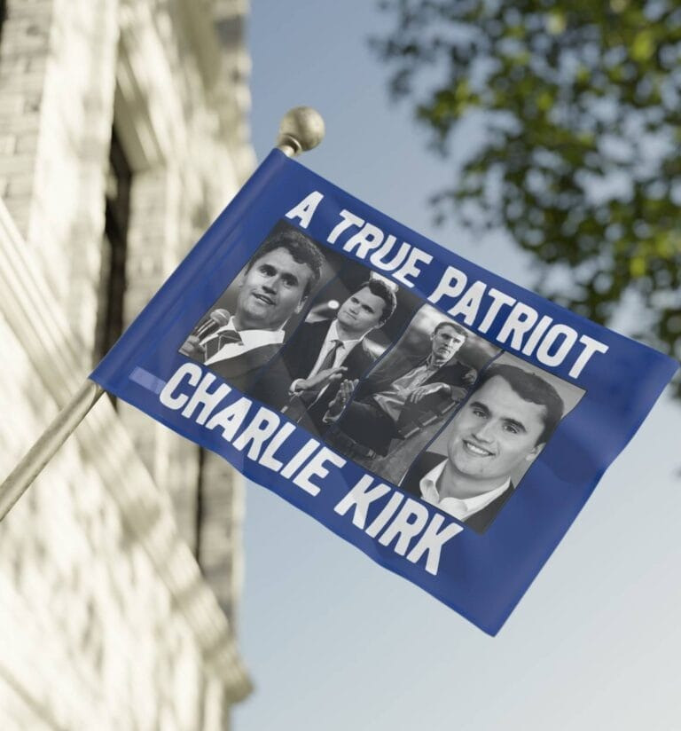 RIP Charlie Kirk Flag Charlie Kirk A True Patriot Flag Memorial Merch Indoor Outdoor