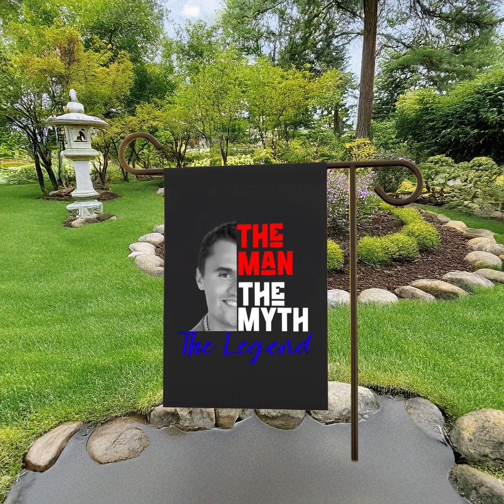 RIP Charlie Kirk Flag The Man The Myth The Legend Flag Charlie Kirk Merch