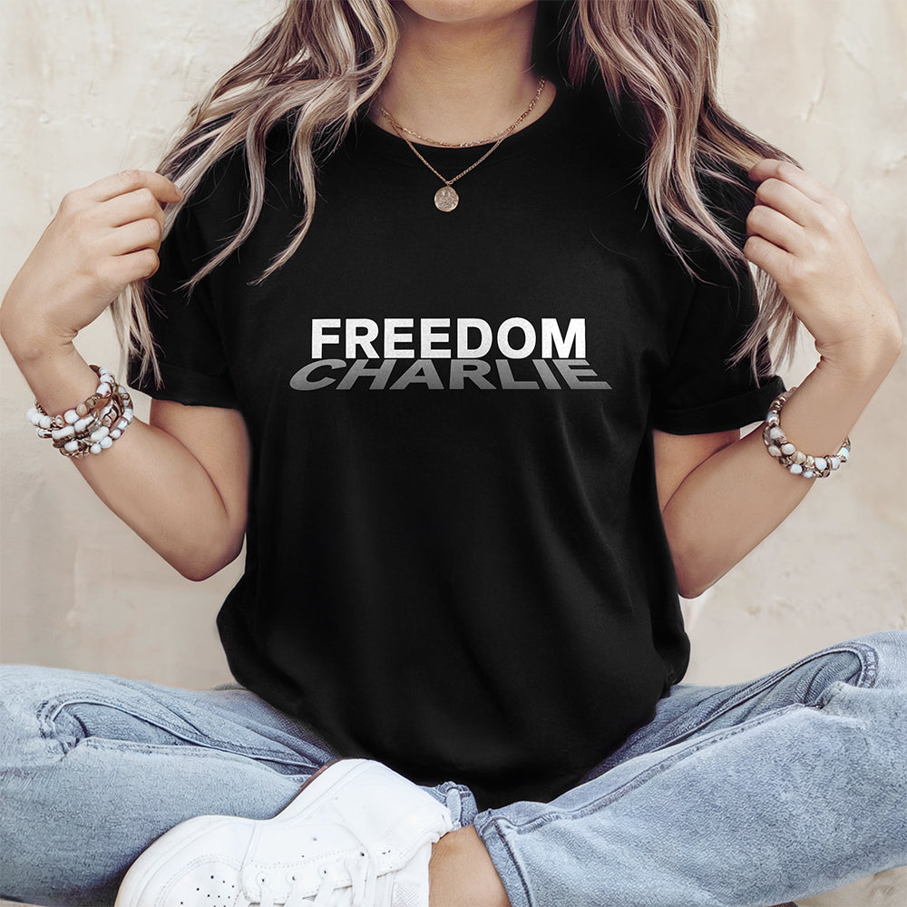 RIP Charlie Kirk Freedom Dark Shirt Gift for Patriots