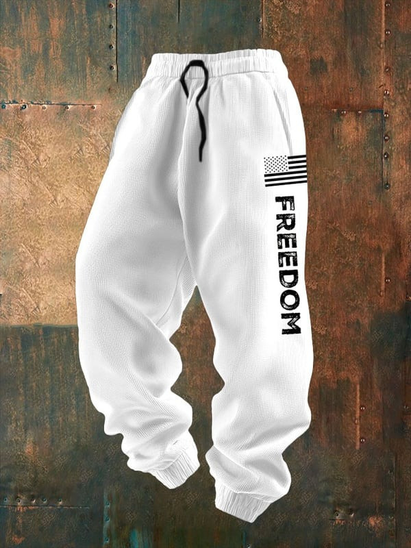 RIP Charlie Kirk Freedom White Sweatpants Charlie Kirk Clothing Merch For Supporters