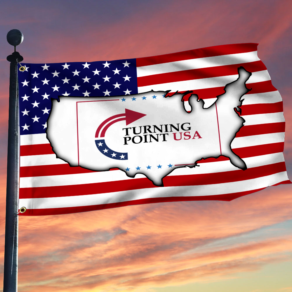 RIP Charlie Kirk Turning Point Flag Charlie Kirk Flag Outdoor Decor Gifts For Enthusiasts