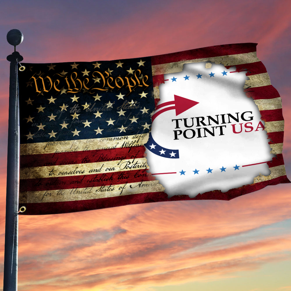 RIP Charlie Kirk Turning Point Flag We The People Best Outdoor Decorations Gifts For Patriotic
