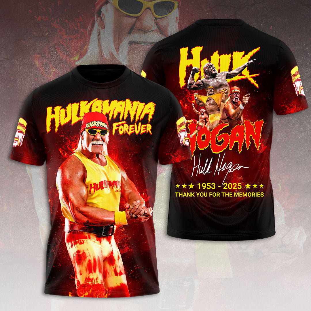 RIP Hulk Hogan T-Shirt Thank You For The Memories Shirt Gifts For Fans RIP Hulk Hogan T-Shirt Thank You For The Memories Shirt Gifts For Fans