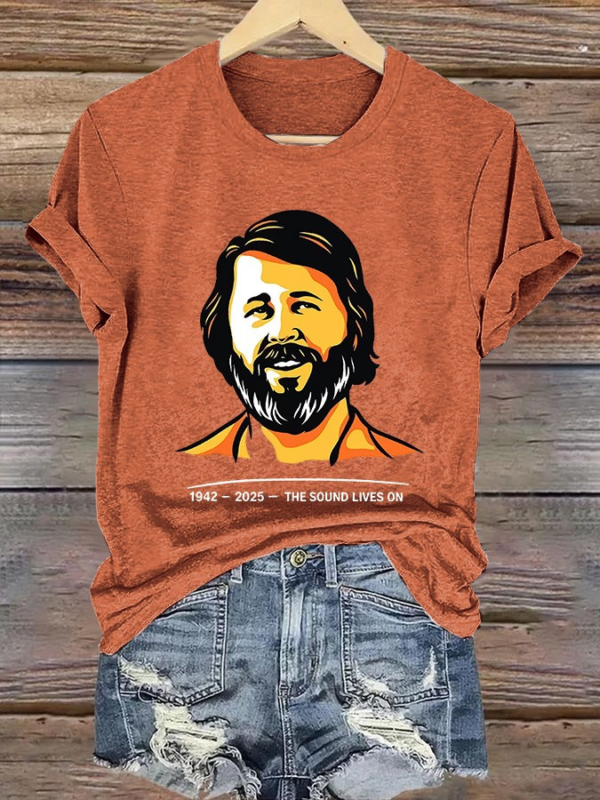 RIP In Memory Of Brian Wilson Shirt 1942 2025 The Sound Lives On The Beach Boys Fan Merch
