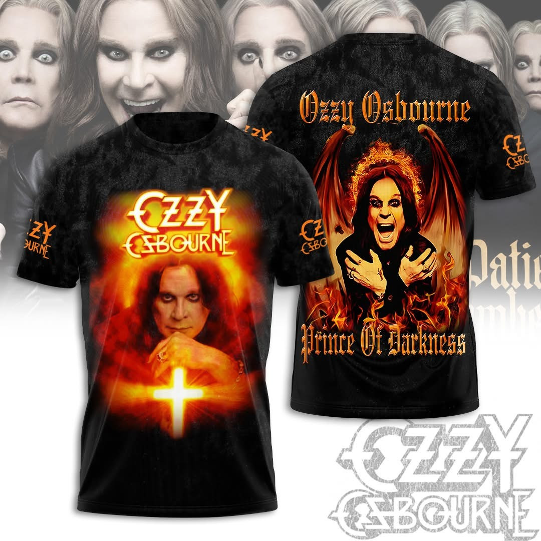 RIP In Memory Of Ozzy Osbourne Prince Of Darkness Shirt Black Sabbath Heavy Metal Fan Gifts