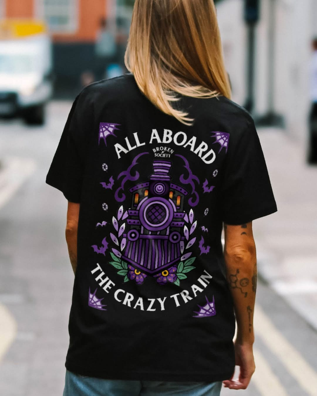 RIP Ozzy Osbourne All Aboard The Crazy Train T-Shirt Prince Of Darkness Memorial Fan Gifts
