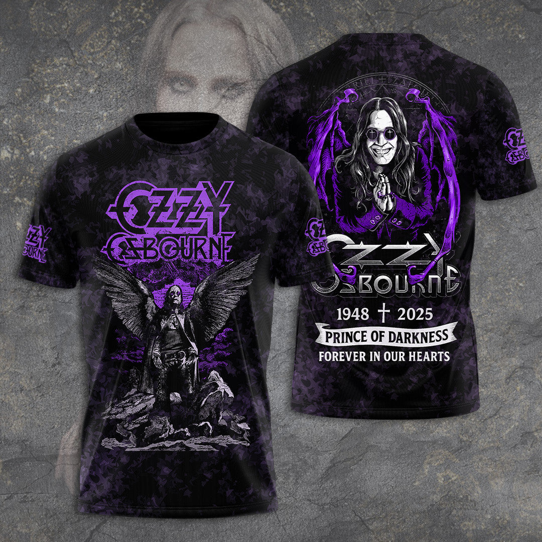 RIP Ozzy Osbourne Shirt Prince Of Darkness Forever In Our Hearts Shirt Memories Gifts RIP Ozzy Osbourne Shirt Prince Of Darkness Forever In Our Hearts Shirt Memories Gifts