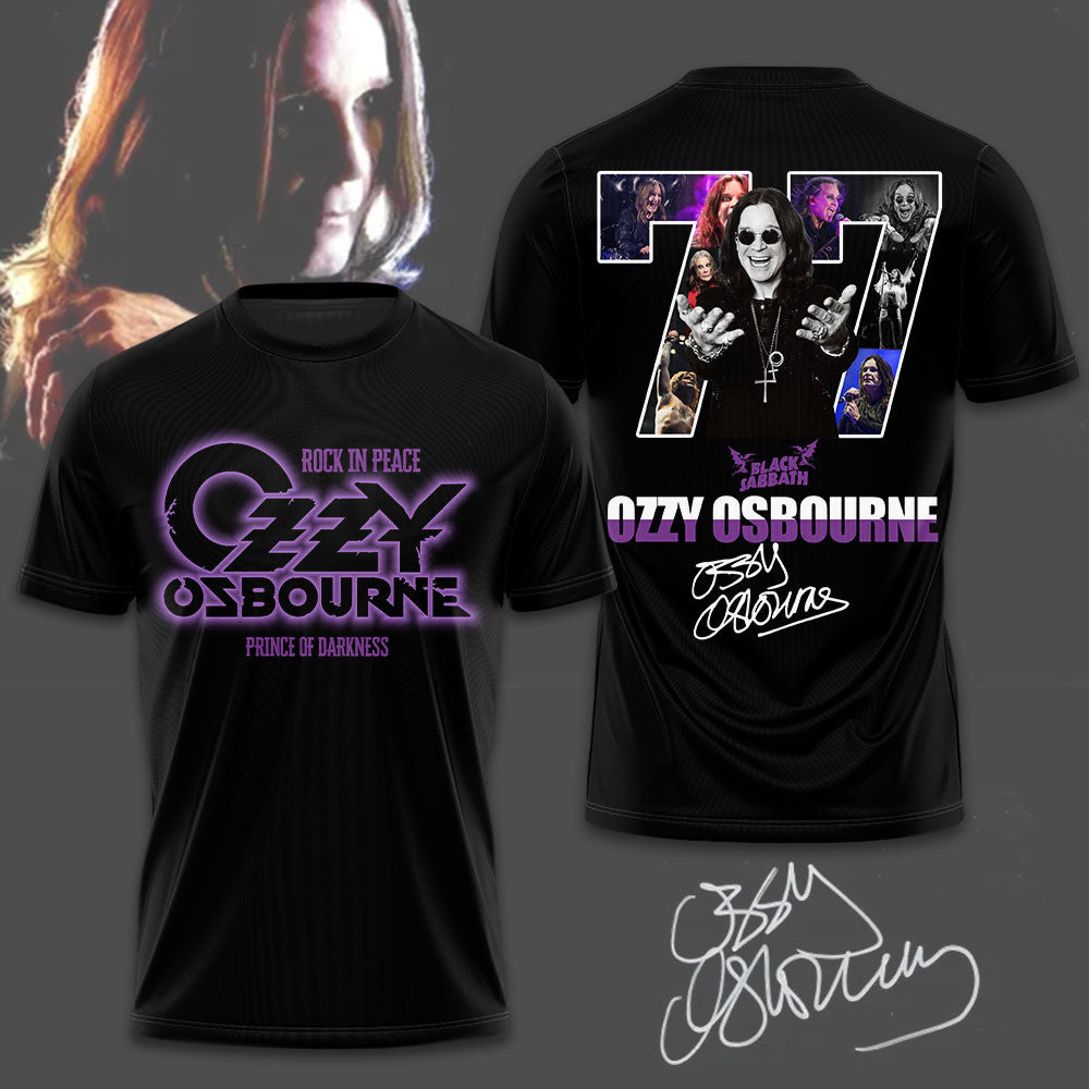 RIP Ozzy Osbourne Shirt Rock In Peace Shirt Memorial Gifts For Ozzy Osbourne Fans RIP Ozzy Osbourne Shirt Rock In Peace Shirt Memorial Gifts For Ozzy Osbourne Fans