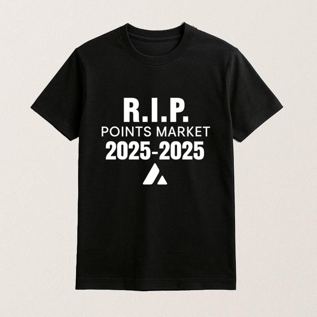 RIP Points Market 2025 Shirt Present For Husband