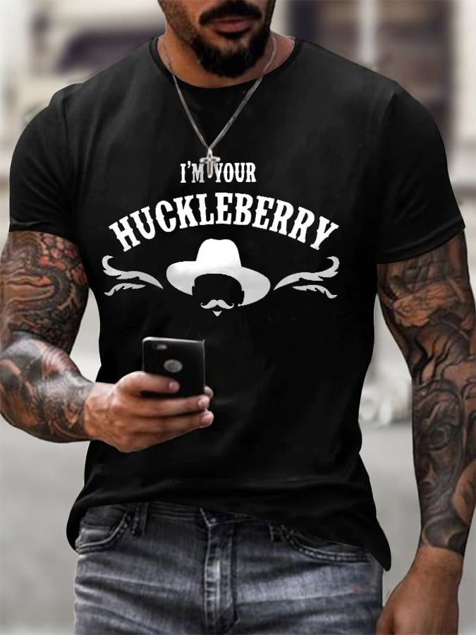 RIP Val Kilmer I'm Your Huckleberry Mens T-Shirt Val Kilmer In Memory Fan Gift Ideas
