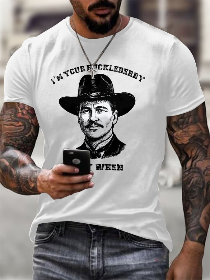 RIP Val Kilmer I'm Your Huckleberry Say When T-Shirt Val Kilmer In Memory Gifts For Fans