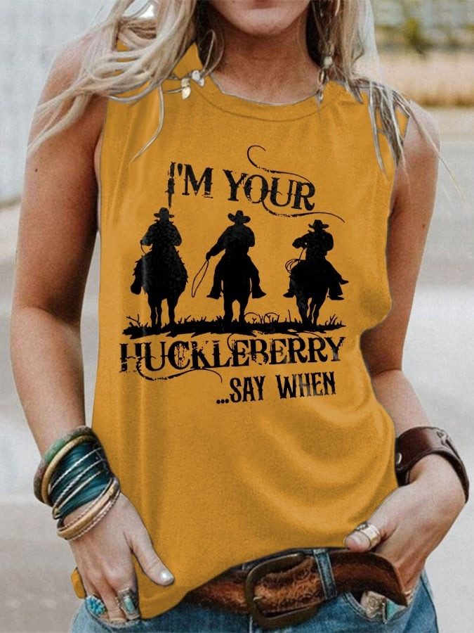 RIP Val Kilmer In Memory Women's Tank Top I'm Your Huckleberry Say When Fan Gifts