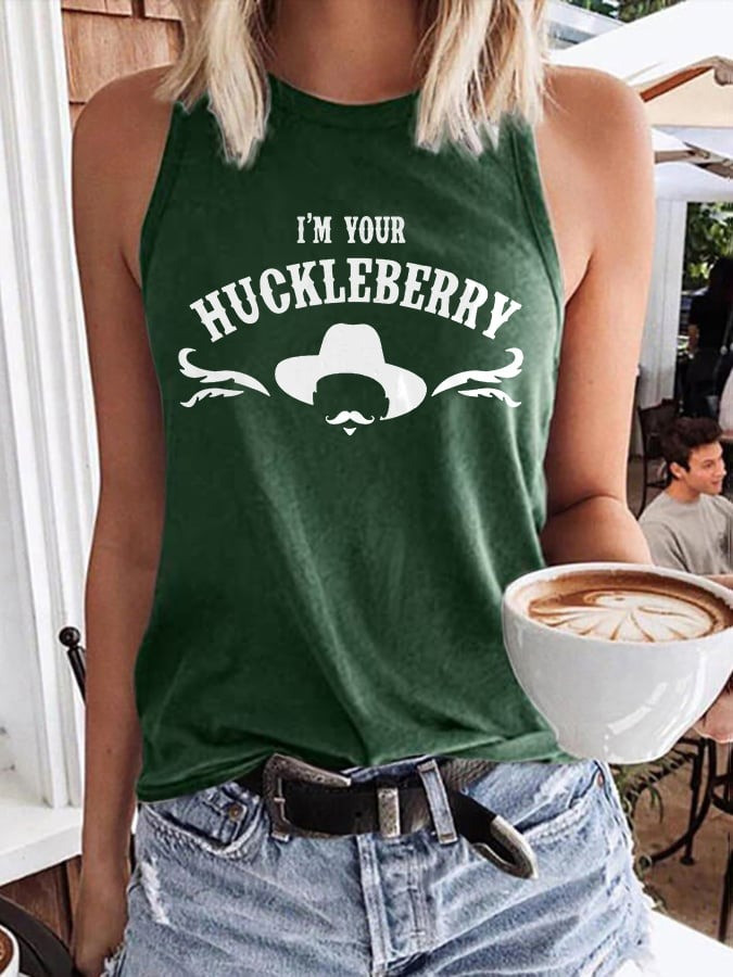 RIP Val Kilmer Women's Tank Top I'm Your Huckleberry Say When Fan Gifts For Her