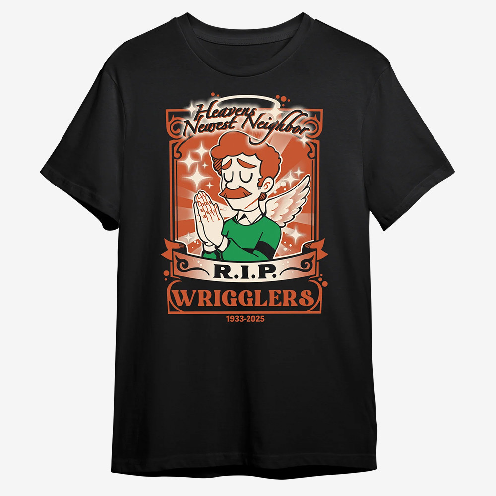 RIP Wrigglers 1933 2025 Helluva Boss T-Shirt Helluva Boss Clothes Unique Gift For Boyfriend