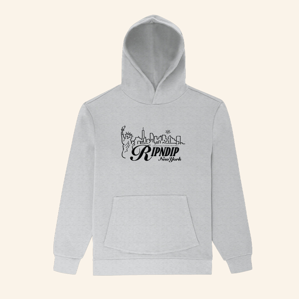 Ripndip Merch NYC Skyline Hoodie Present For Husband