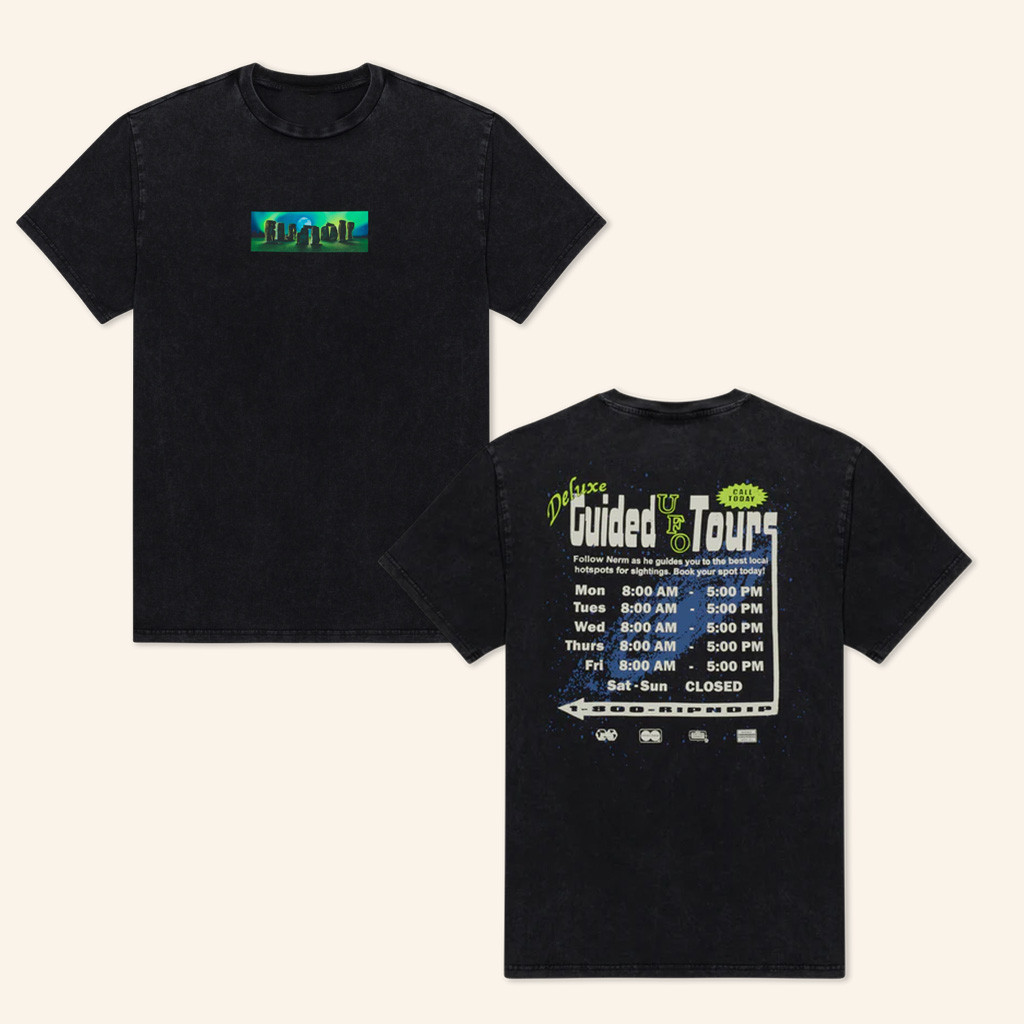 Ripndip Merch UFO Tours Wash T-Shirt Christmas Gifts For Brother Ripndip Merch UFO Tours Wash T-Shirt Christmas Gifts For Brother