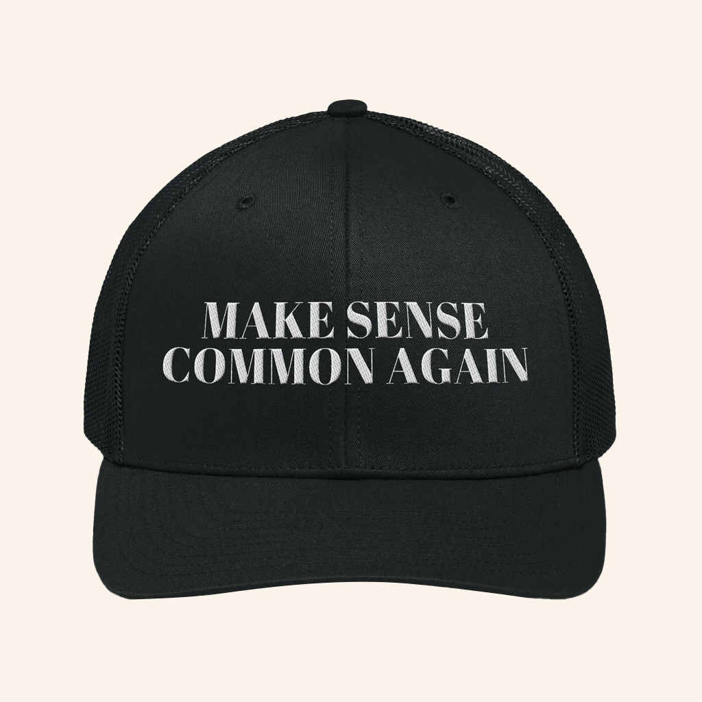 Ripped Redneck Merch Make Sense Common Again Trucker Hat Embroidered Dad Christmas Gifts Ripped Redneck Merch Make Sense Common Again Trucker Hat Embroidered Dad Christmas Gifts