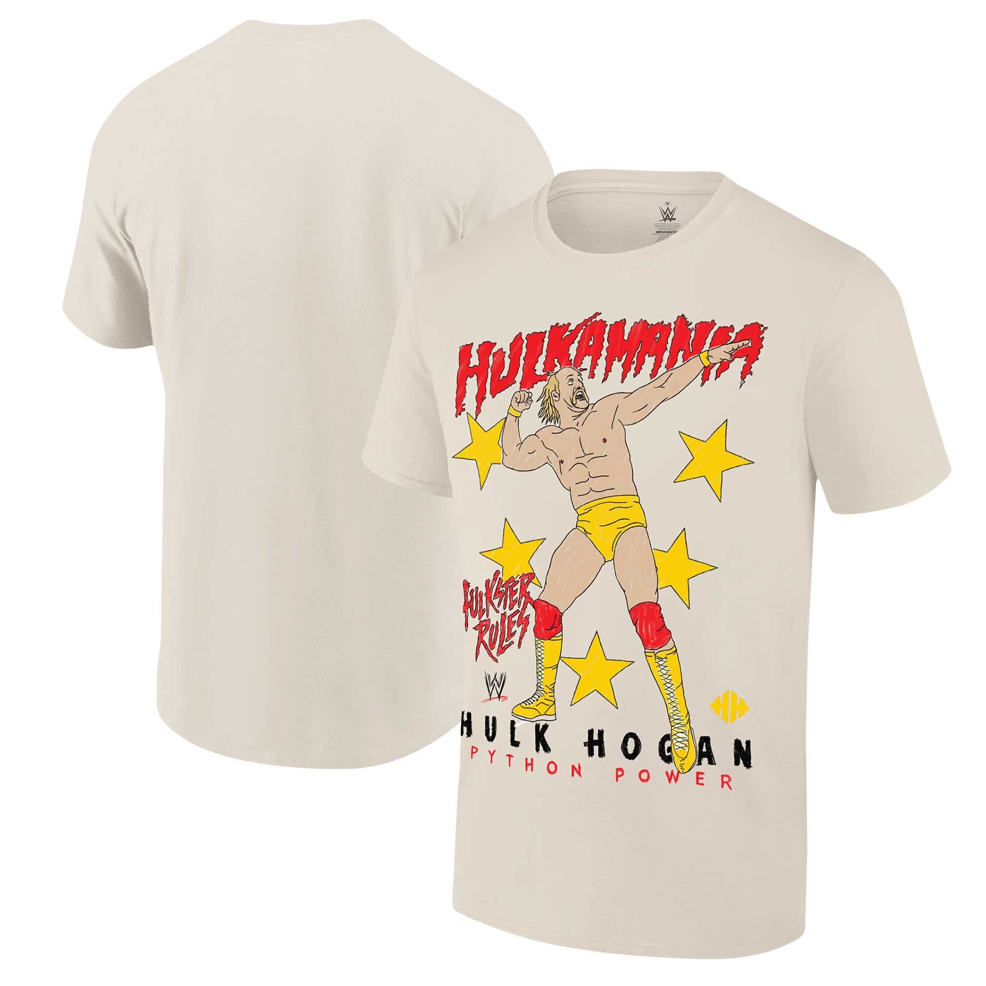 Ripple Junction Cream Hulk Hogan Hulkamania Python Power Tshirt Hulk Hogan Merch Ripple Junction Cream Hulk Hogan Hulkamania Python Power Tshirt Hulk Hogan Merch