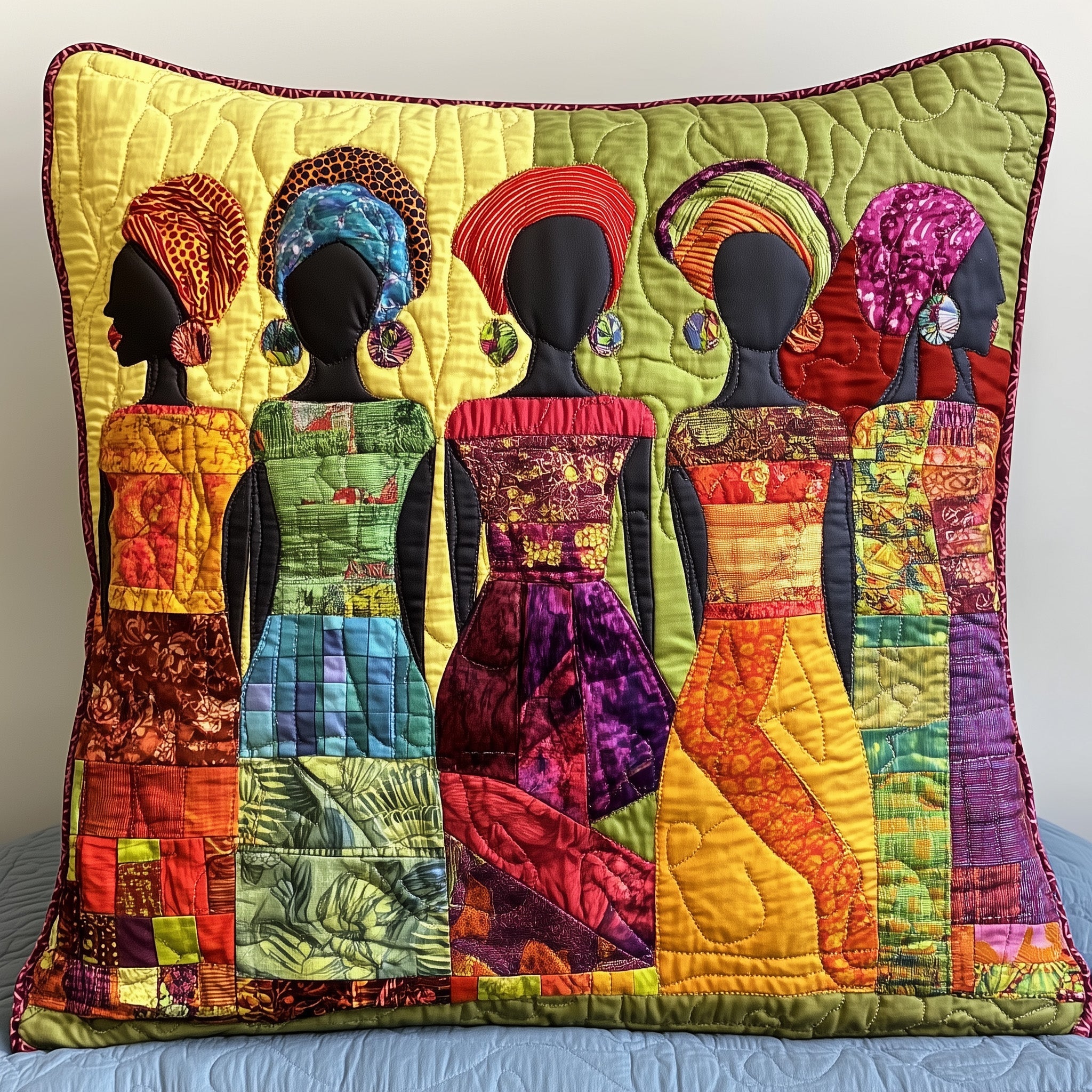 Rise & Slay Quilted Pillow Case Pillow Protector CoverAfrican American Gifts For Her