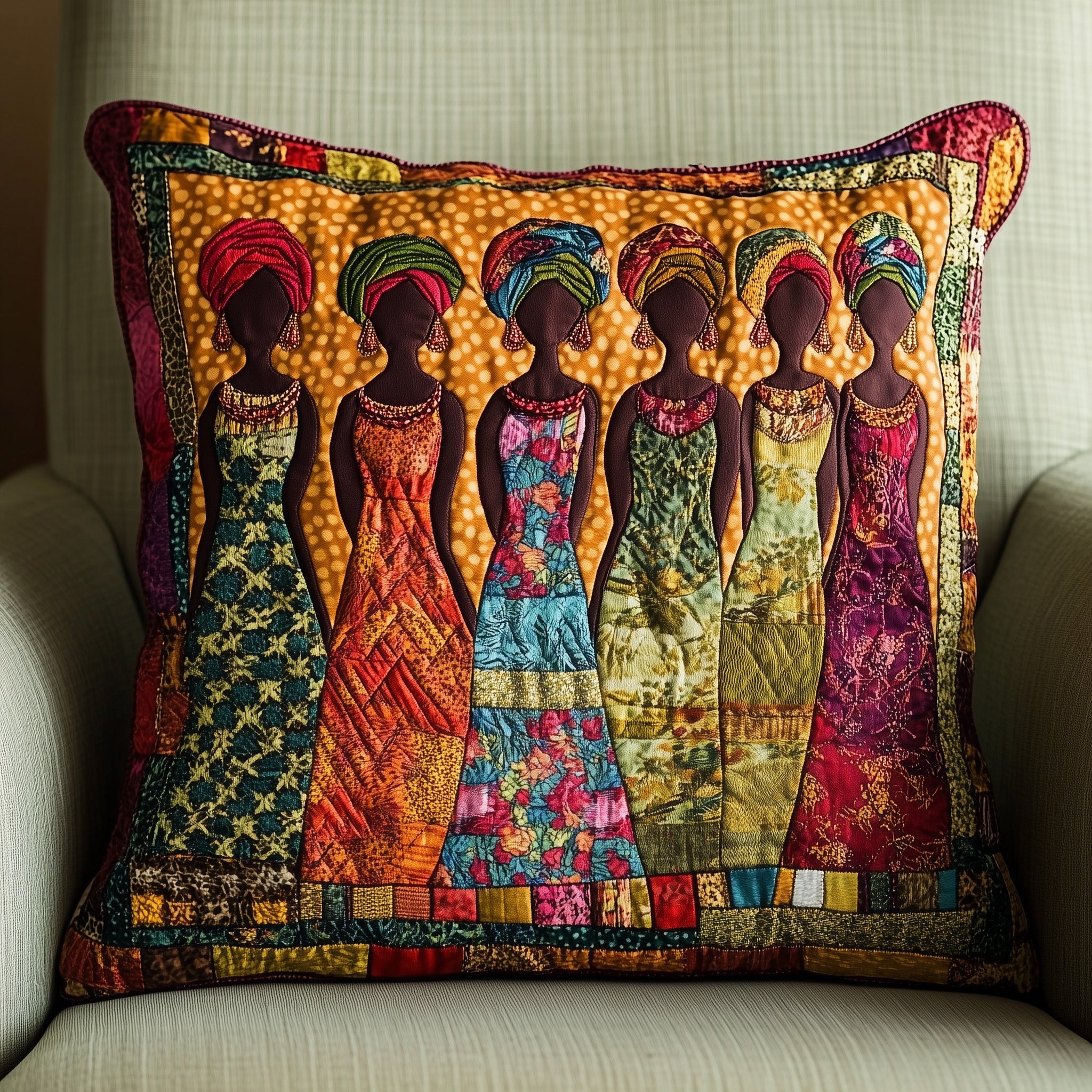 Rise & Slay Quilted Pillow Case Pillow Protector CoverBest African American Gifts
