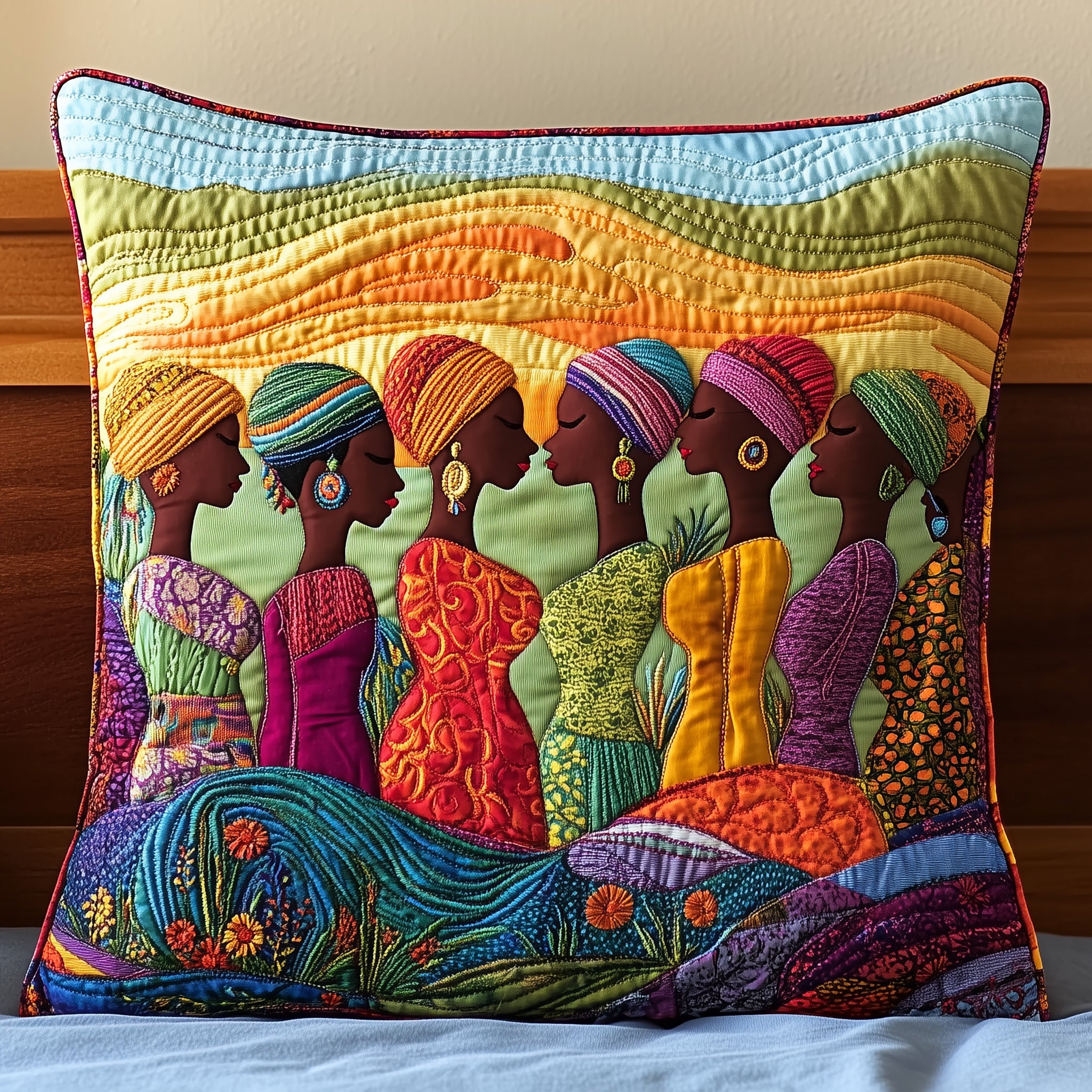 Rise & Slay Quilted Pillow Case Pillow Protector CoverBlack History Month Gifts For Ladies