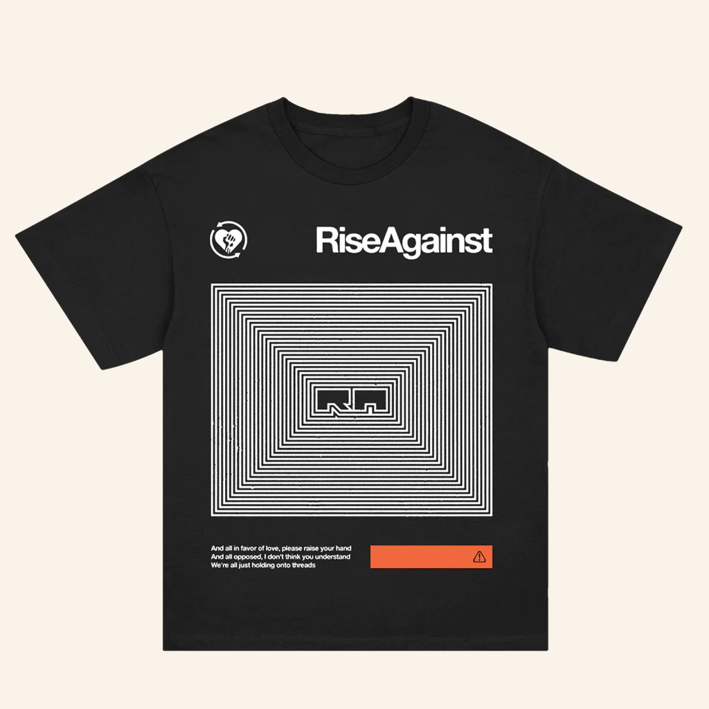 Rise Against Merch Holding Onto Threads Black T-Shirt Best Gifts For Boyfriend
