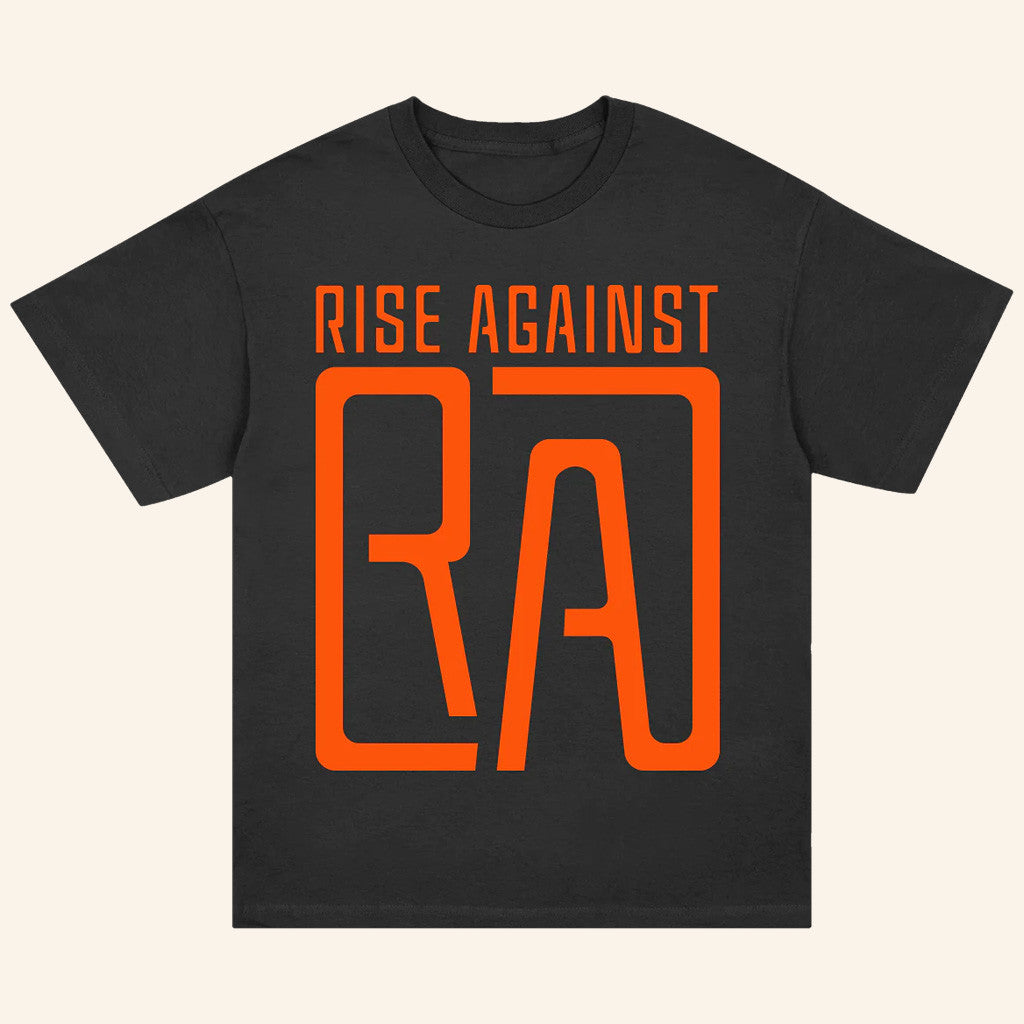 Rise Against Merch Ra Square Logo Black T-Shirt Gifts For Dad Rise Against Merch Ra Square Logo Black T-Shirt Gifts For Dad