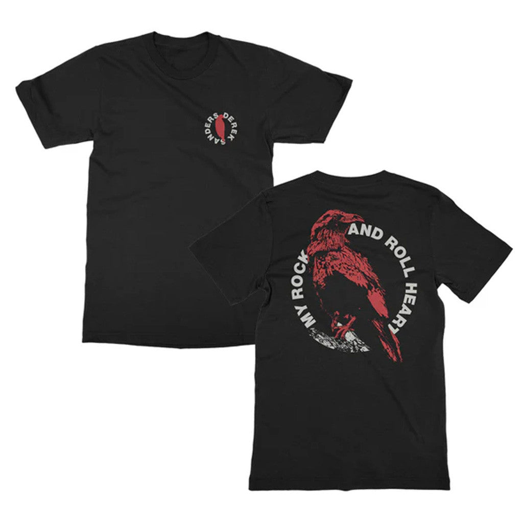 Rise Records Merch Derek Sanders Rock And Roll Black T-Shirt Present For Husband Rise Records Merch Derek Sanders Rock And Roll Black T-Shirt Present For Husband