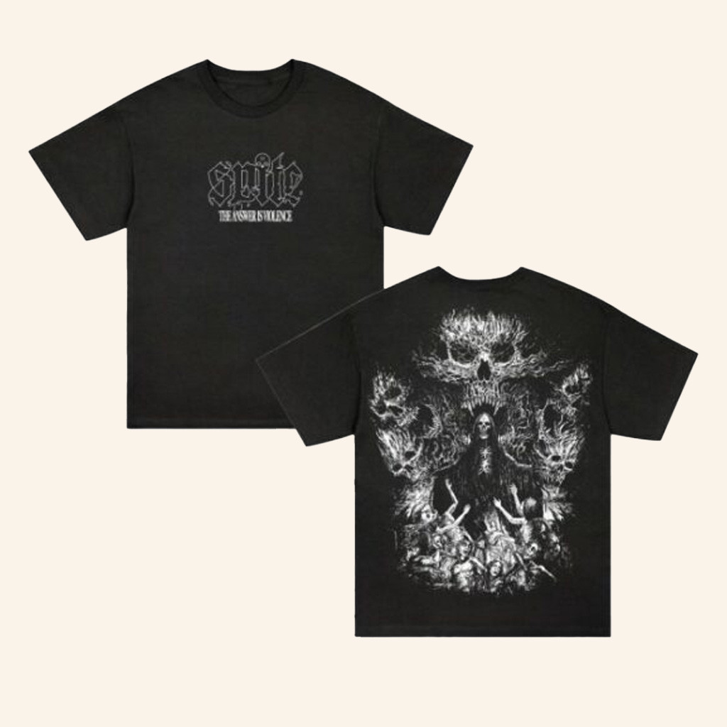 Rise Records Merch Spite New World Killer Black Shirt Gifts For Dad