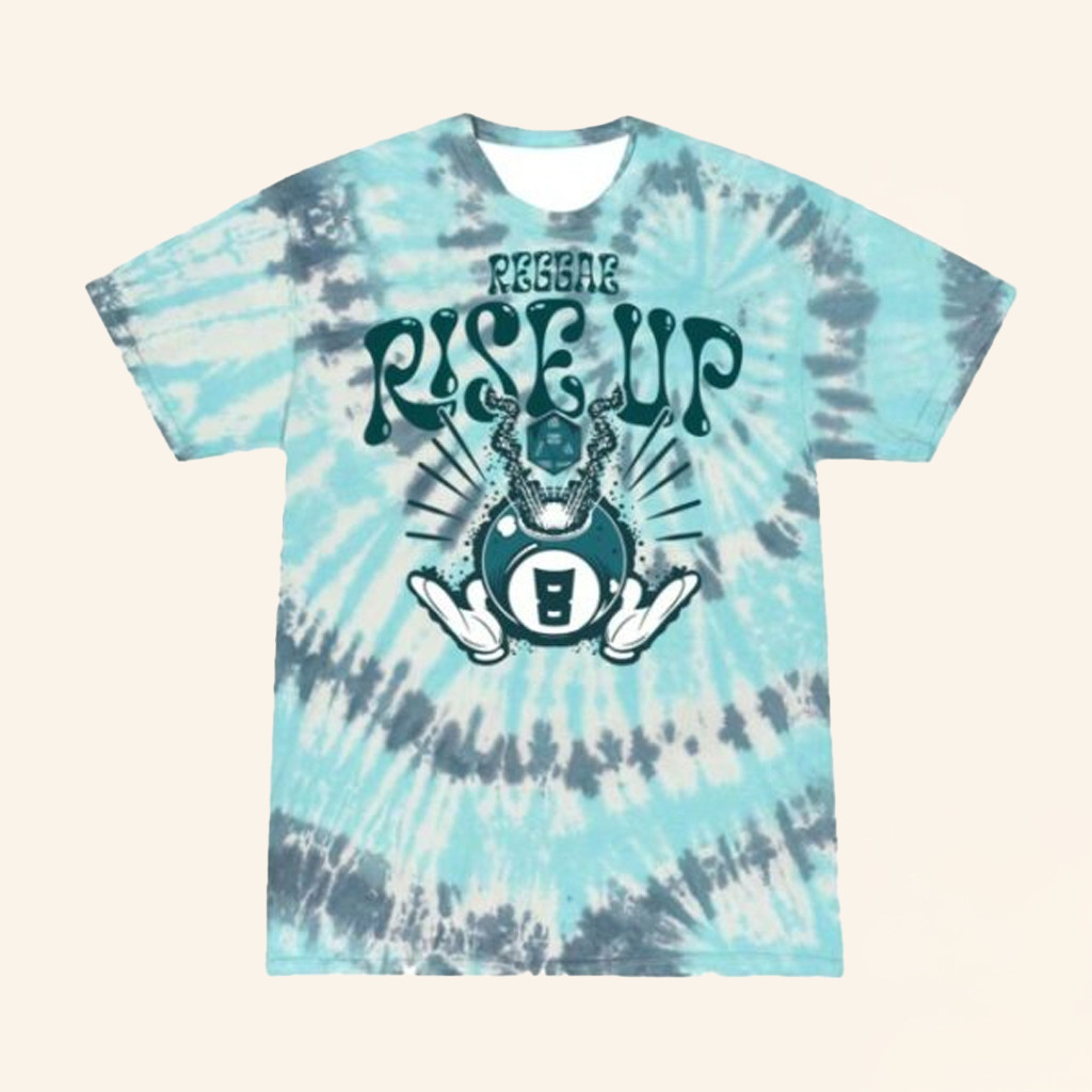 Riseup Supplyco Merch 8 Ball Tie Dye T-Shirt Unique Gifts For Husband